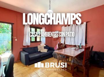 Casa · 80m² · 2 Ambientes · 1 Cochera · Casa en Venta en Longchamps de Dos Ambientes