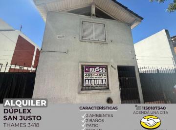 RUS-RUS-11047_2 · Alquiler Duplex 2 Ambientes San Justo