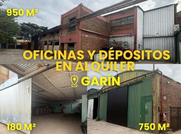 Bodega-Galpón · 1700m² · Depósitos Logísticos Parque Ind. Garín | Seguridad