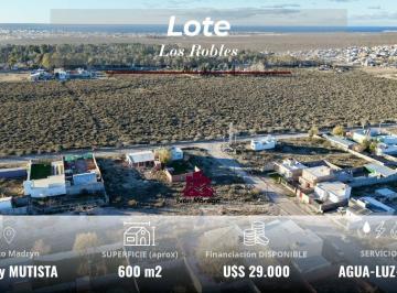 Terreno · 600m² · Lote 12 - 600 m² - Los Robles - Puerto Madryn