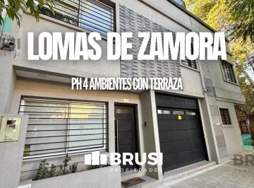 PH · 130m² · 4 Ambientes · 1 Cochera · PH 4 Ambientes en Venta en Lomas de Zamora con Terraza