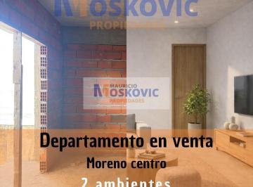 Departamento · 41m² · 2 Ambientes · Departamento en Pozo en Moreno - Venta - Financiado