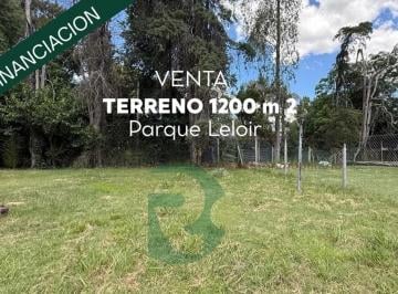Terreno · 1200m² · Venta Terreno 1200 M&sup2;.parque Leloir. Ituzaingo. Financiado!