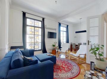 Departamento · 101m² · 3 Ambientes · Impecable 3 Ambientes Techos Altos Luminoso Al Frente Edificio Francés Callao y Corrientes