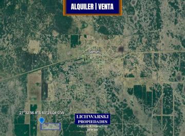 Campo , Samuhú · Venta o Alquiler | Campo | 25.5 Ha Ganaderas | Samuhú, Chaco.