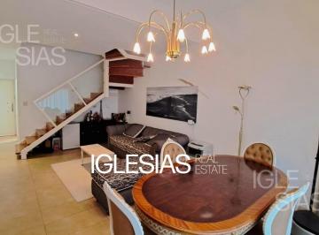 Departamento · 93m² · 2 Ambientes · 1 Cochera · Departamento con Jardin en Alquiler Temporario, Amoblado, en Solares del Portezuelo, Nordelta