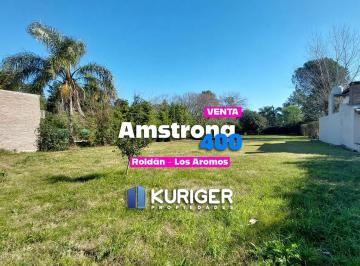 Terreno · 1186m² · Terreno a La Venta de 1186 m². Escriturado. Barrio Los Aromos - Roldán