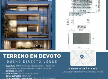 Terreno , Villa Devoto · Dueño Vende Terreno en Villa Devoto