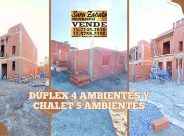 Casa 120m² Venta  · Mar del Tuyú Dúplex y Chalet 4 Ambientes a Estrenar Vende en Pozo Sara Zapata Inmobiliaria