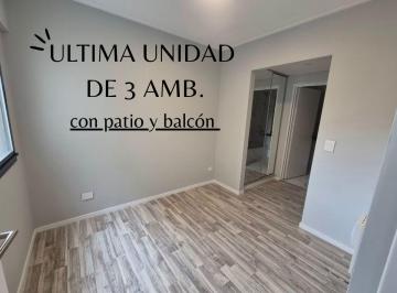 Departamento de 3 ambientes, Caballito · Dpto 3 Amb C/fte Bcon Patio 2 Baños 96 m a Estrenar