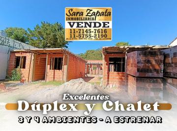 Casa de 4 ambientes, Mar del Tuyú · 93 256 Mar del Tuyú Dúplex Semi Independientes y Chalet 2 y 3 Dorm. a Estrenar en Pozo Vende