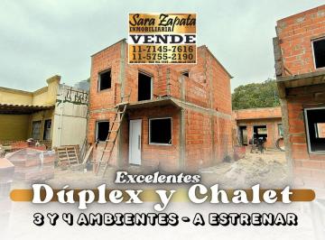 Casa de 4 ambientes, Mar del Tuyú · 93 256 Mar del Tuyú Dúplex Semi Independientes y Chalet 2 y 3 Dorm. a Estrenar en Pozo Vende