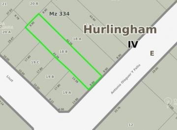 Terreno · 382m² · Terreno en Venta Hurlingham 380 m Cuadrados