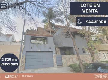 Terreno · 464m² · Terreno en Venta en Saavedra, 2300 m² Vendibles