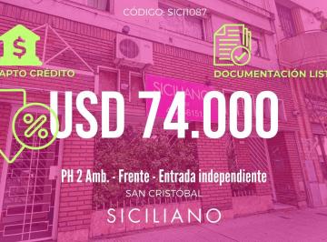 PH · 48m² · 2 Ambientes · PH en San Cristobal