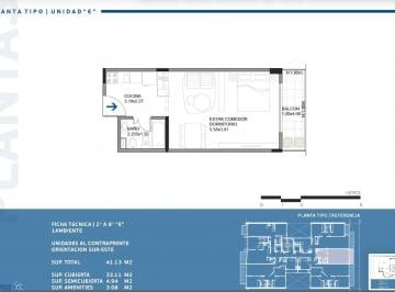 Departamento · 33m² · 1 Ambiente · 30 Cocheras · Monoambientes Estudios, en Edificio Premium en Villa Pueyrredon