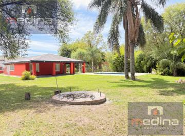 Casa · 2529m² · 6 Ambientes · 10 Cocheras · Casa Quinta en Venta en Matheu, Escobar – 2.529 m² en 2 Lotes, Pileta y Parque