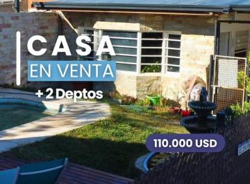 Casa · 100m² · 4 Ambientes · 2 Cocheras · Casa con Pileta + 2 Deptos en Construcción en Centenario