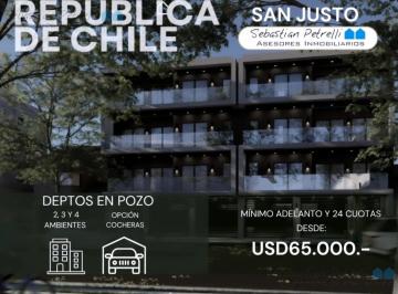 Departamento · 38m² · 2 Ambientes · Departamento - San Justo