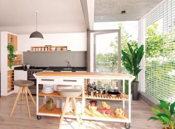 Departamento · 54m² · 3 Ambientes · Departamento en Venta en Pichincha, Rosario 2 Dorm. C/balcón y Parrillero