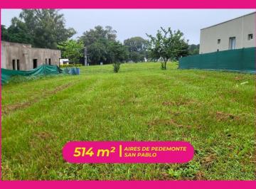 Terreno · 514m² · Las Decoud Venden Lote en B° Privado Aires de Pedemonte | San Pablo | Lules