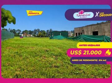 Terreno · 514m² · Las Decoud Venden Lote en B° Privado Aires de Pedemonte | San Pablo | Lules