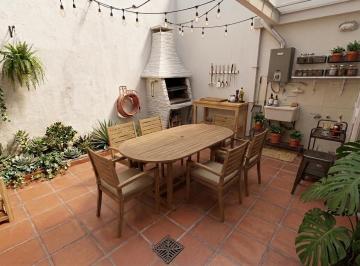 Patio c/parrilla ambientado · Dueño Directo - Depto Tipo Casa de 2 Ambientes y Medio con Patio y Parrilla