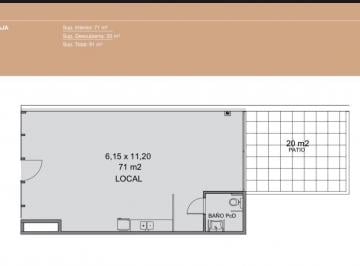 Local comercial · 71m² · Venta Local en Construccion Nuñez