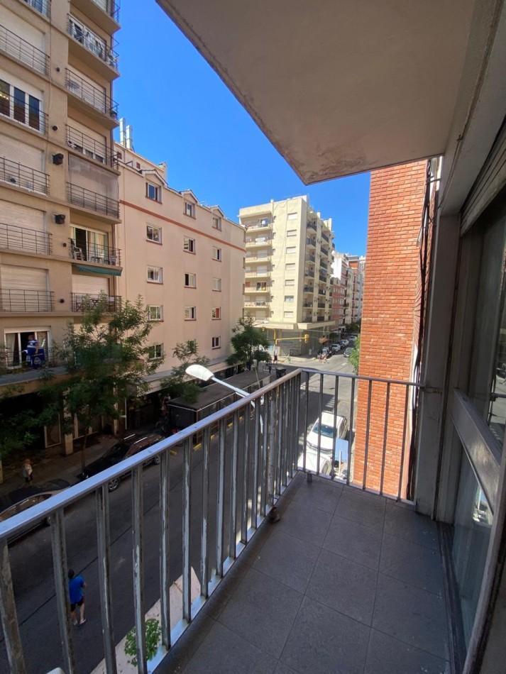 Depto 2 amb con dependencia, 60m², balcón y patio
