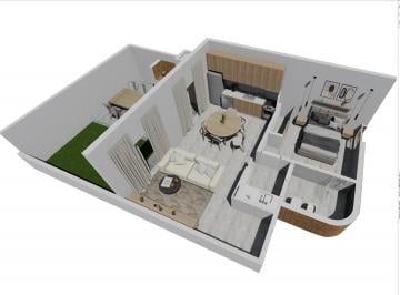Casa · 50m² · 4 Ambientes · 1 Cochera · Excelente Duplex en Barrio Docta a Estrenar!