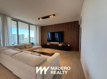 LIVING · Venta / Alquiler Amoblado de Departamento 4 Ambientes en Puerto Madero