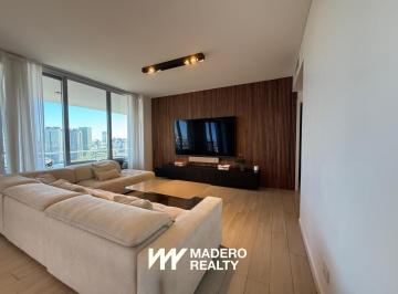 LIVING COMEDOR · Venta / Alquiler Amoblado de Departamento 4 Ambientes en Puerto Madero