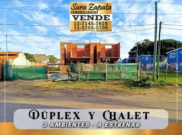 Casa de 3 ambientes, Mar del Tuyú · 55 442 Duplex y Chalet 2 Dorm. 3 Ambientes a Estrenar Vende en Pozo Sara Zapata Inmobiliaria