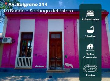 Casa de 10 ambientes, La Banda · Casa en Venta - Av Belgrano 244 – La Banda, Santiago del Estero