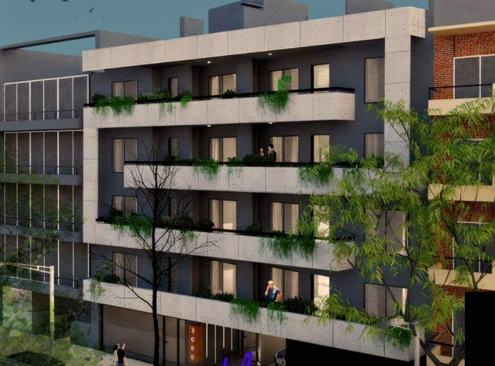 Desarrollo vertical · Departamentos Av Peron 3000
