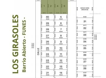 Terreno · 586m² · Venta Terrenos Barrio Los Girasoles - Funes