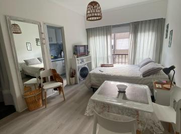 Departamento · 28m² · 1 Ambiente · 1 Cochera · Alquiler de Hermoso Monoambiente a 1 Cuadra del Mar!