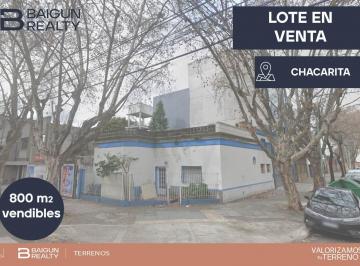 Terreno · 134m² · Terreno en Venta en Chacarita, 800 m² Vendibles