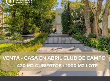 Casa · 429m² · 6 Ambientes · 4 Cocheras · Casa en Venta Club de Campo Abril
