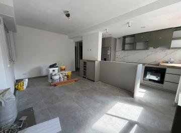 Living comedor en obra · 2 Ambientes Al Contra - Frente Abierto