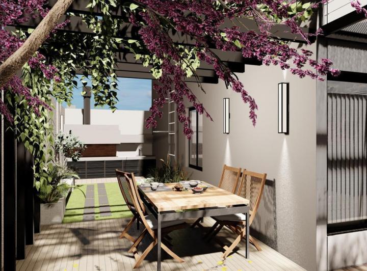 Departamento · 42m² · 3 Ambientes · 1 Cochera