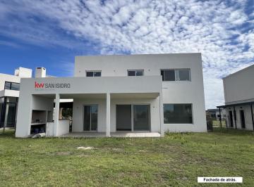 Casa · 162m² · 4 Ambientes · 1 Cochera · Casa en Venta, 3 Dorm. en Escobar - Puertos del Lago, a Estrenar, con Parrilla y Pileta