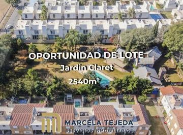 Terreno en Venta Jardín Claret · Vendo Lote Para Inversionistas Apto a Dúplex | de Los Extremeños Al 5000