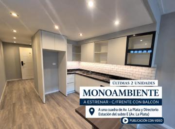 Departamento de 1 ambiente, Caballito · Mono 46 m a Estr. con Balcón C/fte