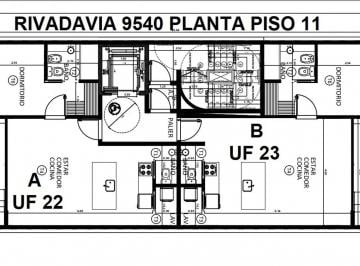 Departamento de 2 ambientes, Villa Luro · Villa Luro. Av Rivadavia 9500. Semipisos 2 Ambientes Frente Balcon (Venta en Pozo)