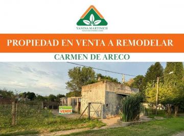 Casa de 1 ambiente, Carmen de Areco · Propiedad en Venta a Remodelar con Amplio Lote