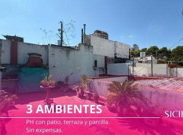 PH · 60m² · 3 Ambientes · Venta - PH - 3 Ambientes - Boedo - Patio y Terraza