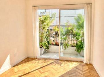 Departamento de 2 ambientes, Recoleta · Junin - Juncal Piso9 Frente y Cte - Blcon Aterraza Living Comedor Bñ Coc Lav a Nuevo de Revista Todo Sol