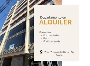 Departamento de 3 ambientes, Río Cuarto · Departamento en Alquiler - Edificio Michelangelo
