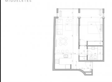 Departamento · 44m² · 3 Ambientes · Departamento en Venta en Belgrano, Capital Federal, Buenos Aires